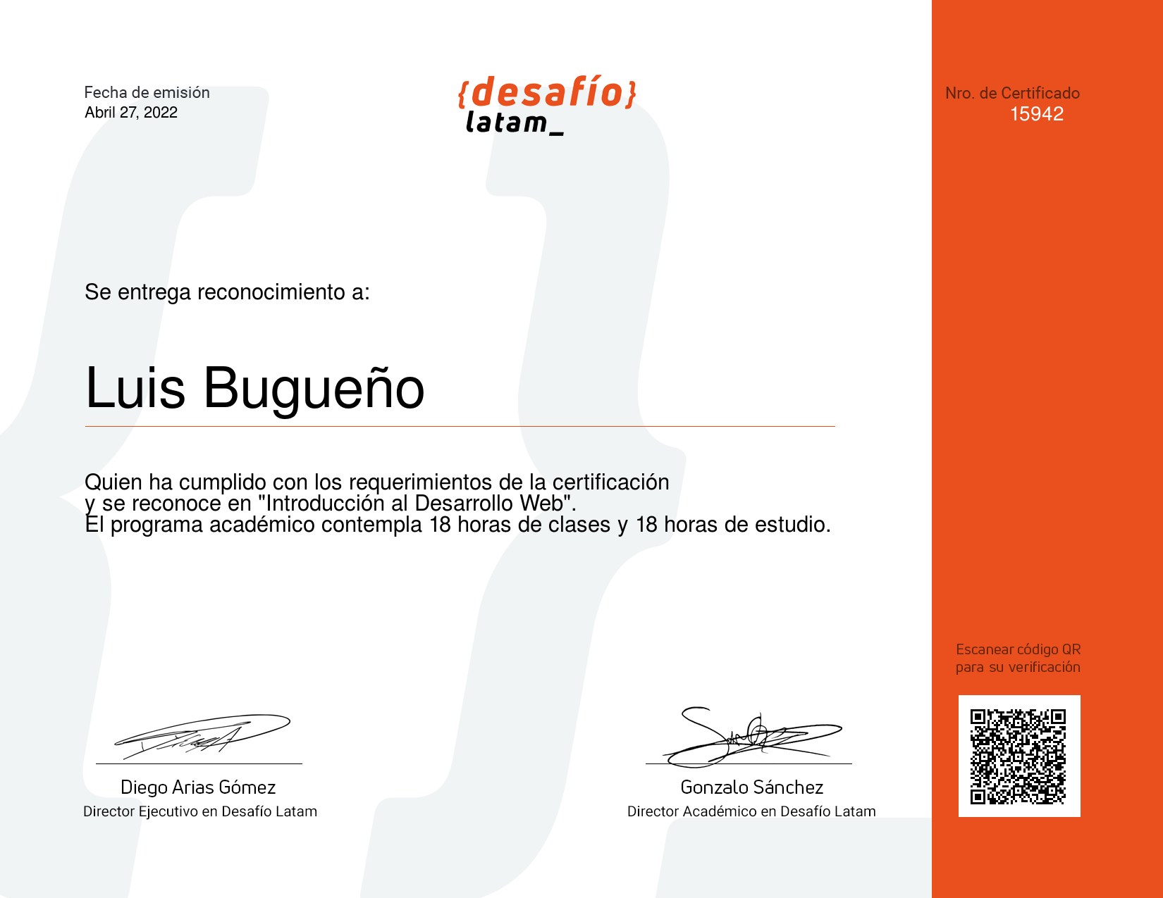 Luis Bugueño Ulloa - Full Stack JavaScript Developer | Desarrollador ...