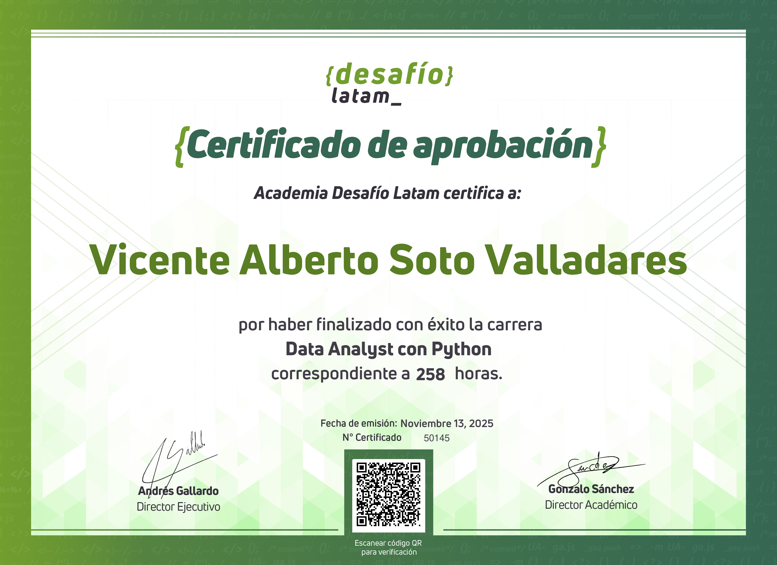 VICENTE ALBERTO SOTO VALLADARES - Software Engineer | Java | Spring ...